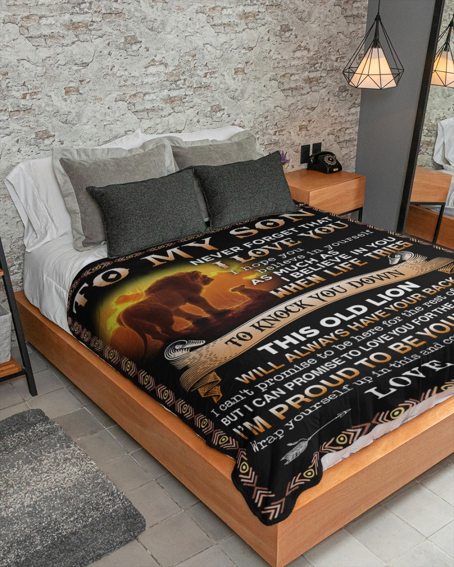 Special Gift For Your Son Blanket - From Dad