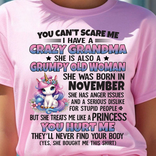 NOVEMBER - YOU CAN'T SCARE ME - GIFT FROM GRANDMA - NGHL11 (SKU09-106-11)