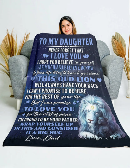 Special Gift For Your Daughter Blanket - From Dad