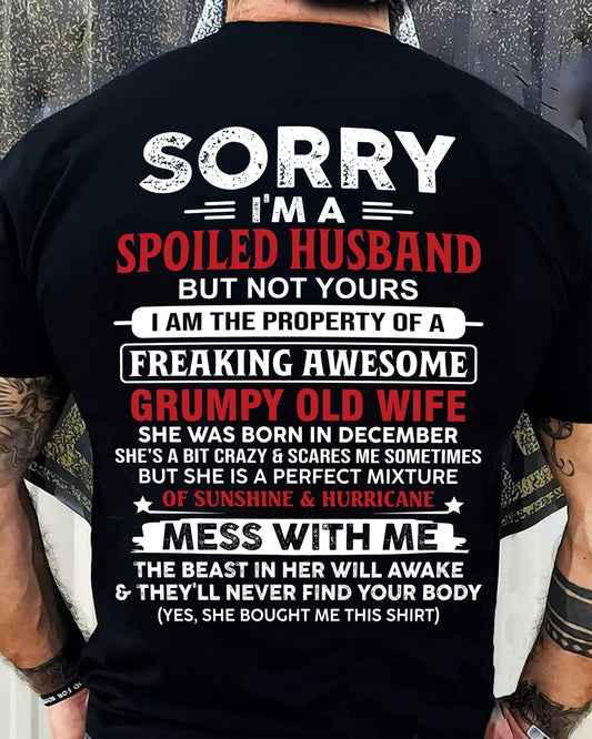 December - Spoiled Husband - Perfect Gift From Wife - NGHL12 (SKU11-02-12)