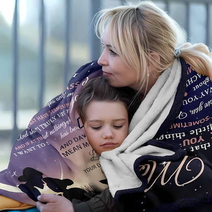 Special Gift For Your Mom Blanket - From Daughter