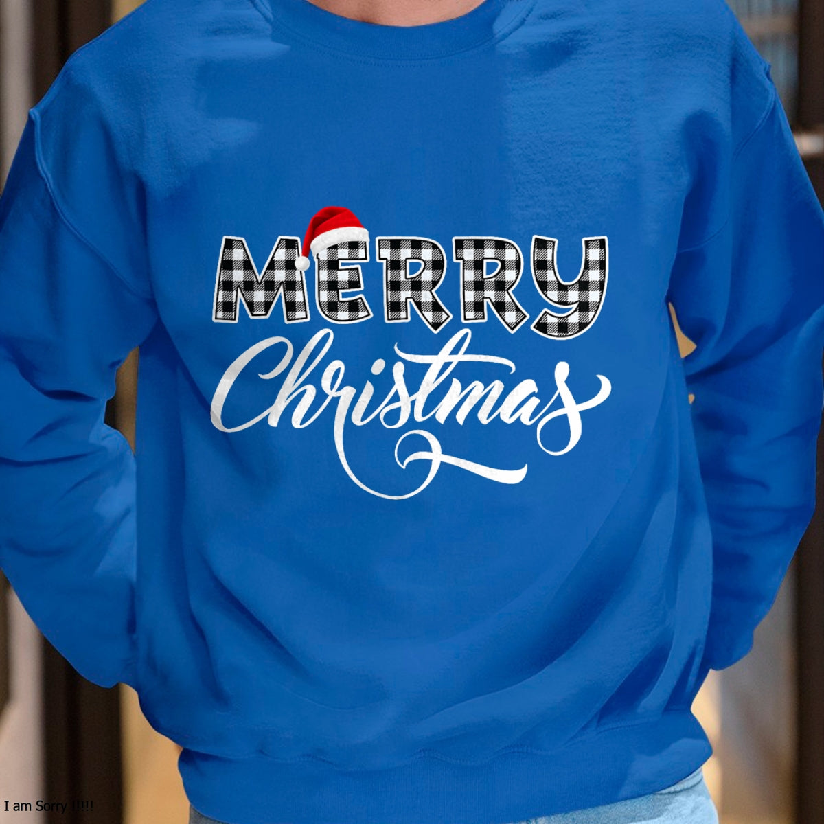 Merry Christmas Buffalo Black and White Plaid for Men Women T-Shirt - Christmas Unisex T-Shirt/Hoodie/Sweatshirt - NGHL00