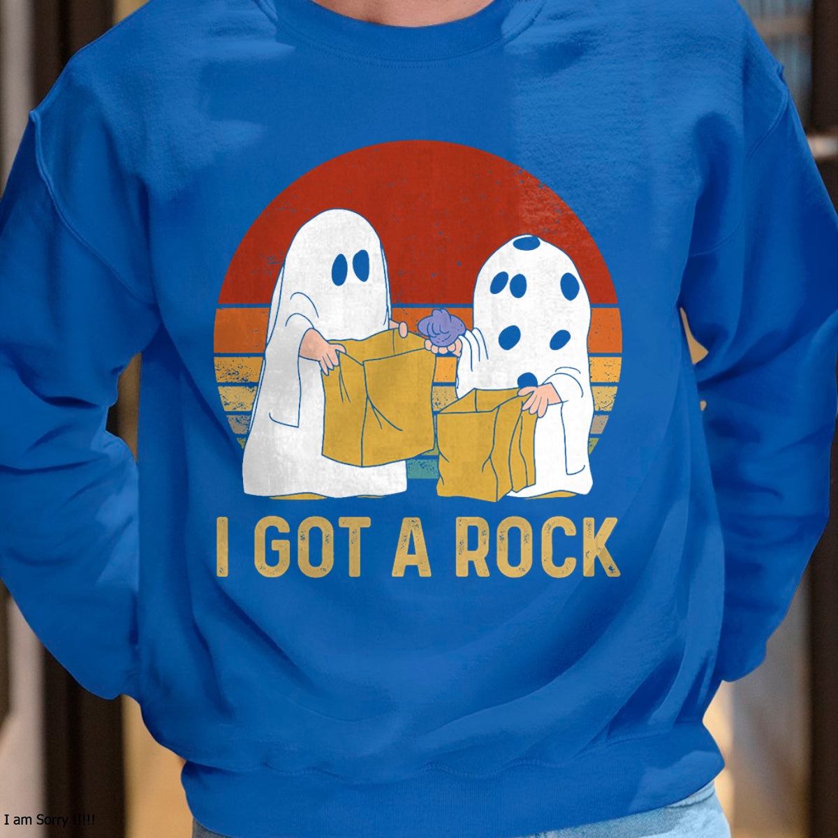 I Got A Rock Shirt Halloween Trick Or Treat Ghost T-Shirt - Halloween Unisex T-Shirt/Hoodie - NGHL00
