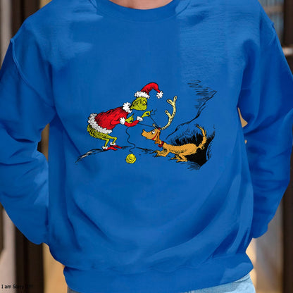 Dr. Seuss Reindeer T-shirt - Christmas Unisex T-Shirt/Hoodie/Sweatshirt - NGHL00