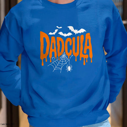 Dadcula Funny Halloween Dad Costume Spider Bat for Dad Men T-Shirt - Gift From Dad Unisex T-Shirt/Hoodie - NGHL00 (SKUT-2310EMAILDS-14)