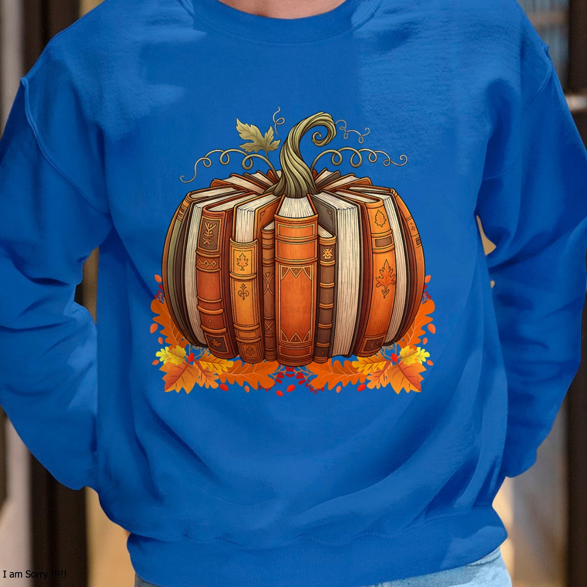 Fall Book Pumpkin Retro Reading Teacher Books Lover T-Shirt - Halloween Unisex T-Shirt/Hoodie - NGHL00