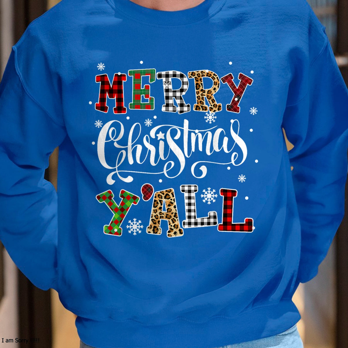 Merry Christmas Ya'll Leopard Buffalo Plaid Pajama Family T-Shirt - Christmas Unisex T-Shirt/Hoodie/Sweatshirt - NGHL00