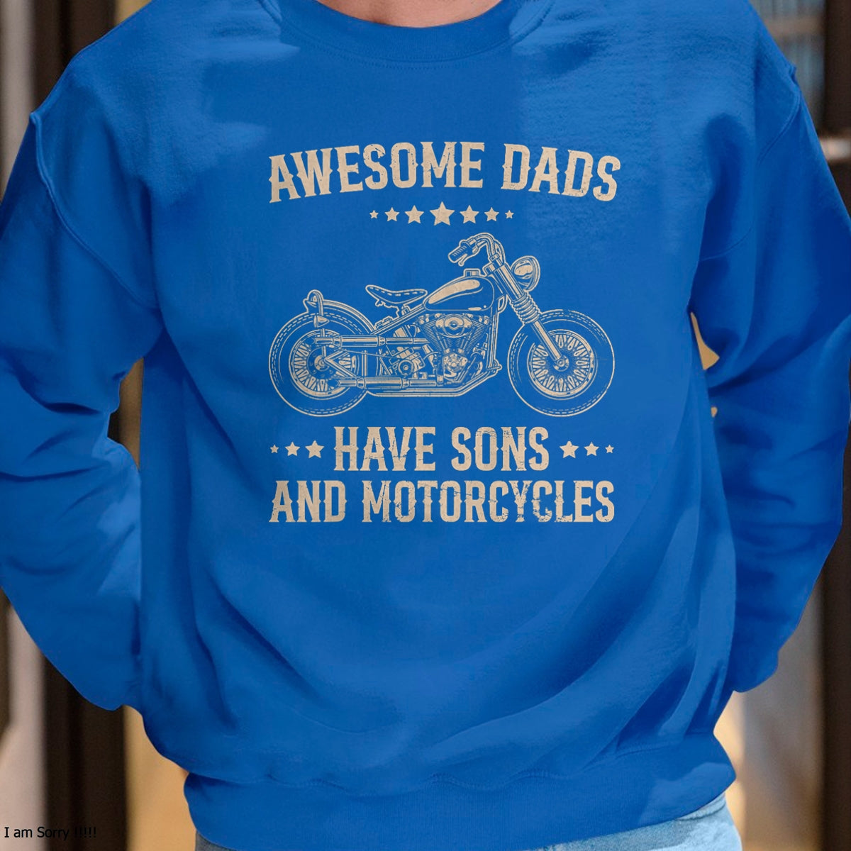 Vintage Biker Awesome Dads Have Sons And Motorcycles T-Shirt - Gift From Dad Unisex T-Shirt/Hoodie - NGHL00 (SKUT-2310EMAILDS-46)
