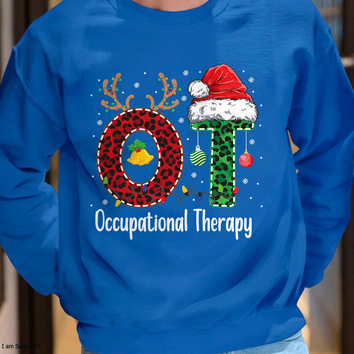 Occupational Therapy Christmas santa hat OT Therapist T-Shirt - Christmas Unisex T-Shirt/Hoodie/Sweatshirt - NGHL00