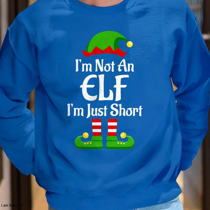 Im Not An Elf Family Christmas Pjs Matching Men Women Kids T-Shirt - Christmas Unisex T-Shirt/Hoodie/Sweatshirt - NGHL00