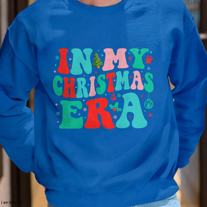 In My Christmas Era Cute Groovy Christmas Holiday Xmas T-Shirt - Christmas Unisex T-Shirt/Hoodie/Sweatshirt - NGHL00