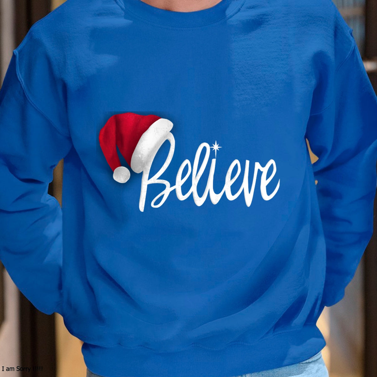 Christmas Long Sleeve T-Shirt - Believe in Santa Claus Shirt - Christmas Unisex T-Shirt/Hoodie/Sweatshirt - NGHL00