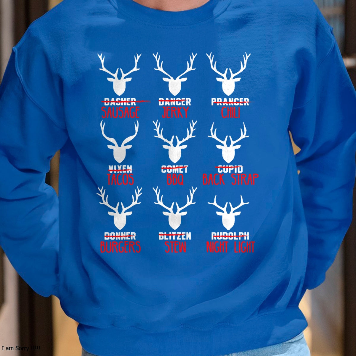 Funny Christmas Deer Hunters All of Santa's Reindeer design T-Shirt - Christmas Unisex T-Shirt/Hoodie/Sweatshirt - NGHL00