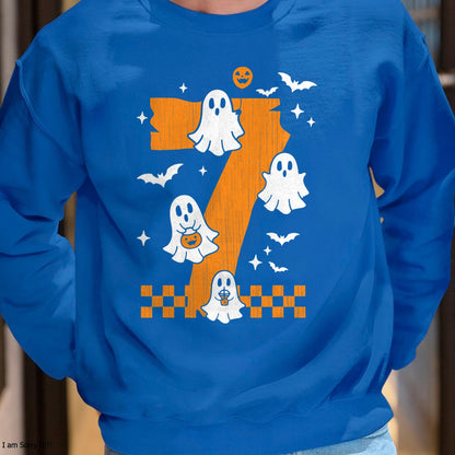 Scary Pumpkin Jack O Lantern Face Halloween Men Boys Kids T-Shirt - Halloween Unisex T-Shirt/Hoodie - NGHL00 (Copy)