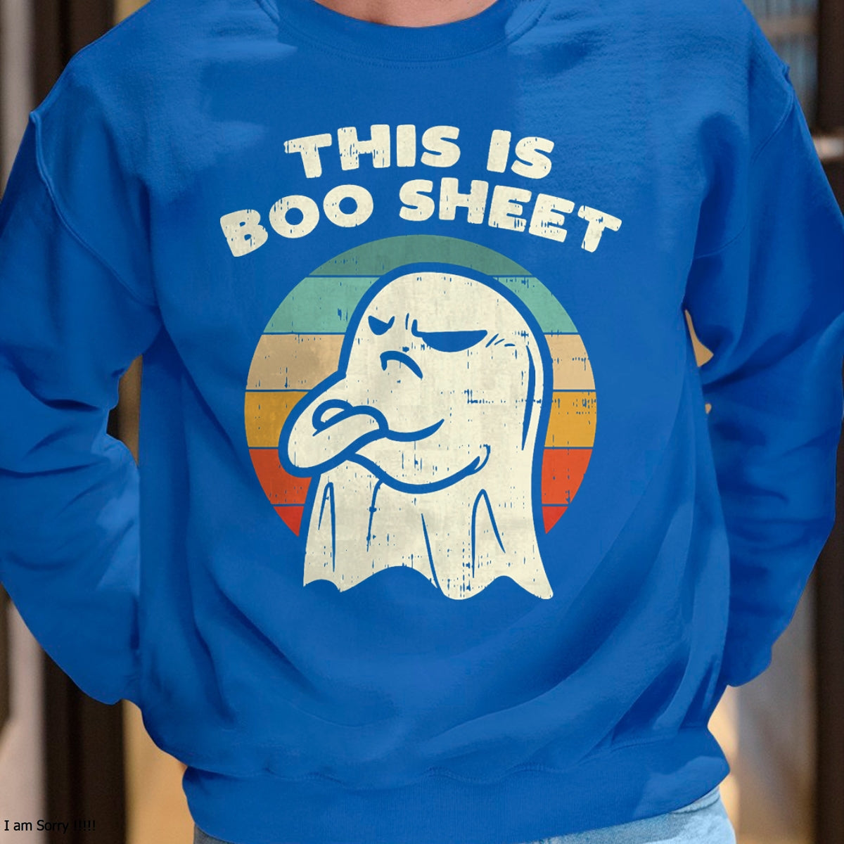 This Is Boo Sheet Ghost Retro Halloween Costume Men Women T-Shirt - Halloween Unisex T-Shirt/Hoodie - NGHL00