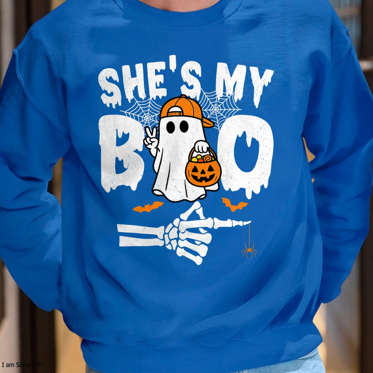 He's My Boo Matching Couple Halloween Couples She's My Boo T-Shirt - Halloween Unisex T-Shirt/Hoodie - NGHL00