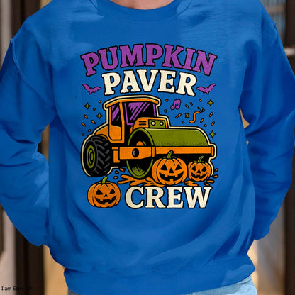 Pumpkin Paver Crew Halloween Costume for Boys T-Shirt - Halloween Unisex T-Shirt/Hoodie - NGHL00