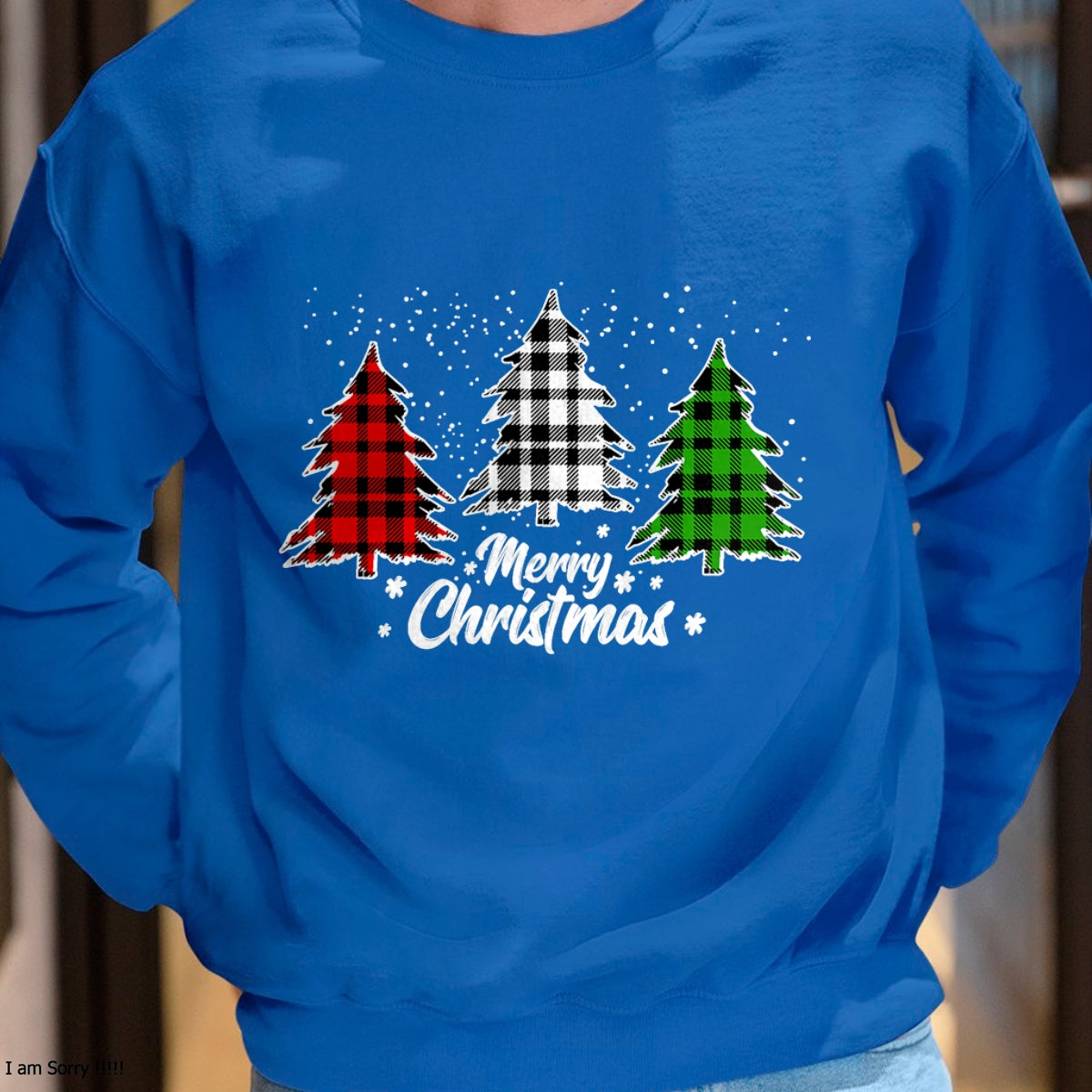 Merry Christmas Tree Xmas Buffalo Plaid Red White Green T-Shirt - Christmas Unisex T-Shirt/Hoodie/Sweatshirt - NGHL00