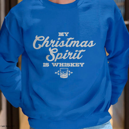 Funny Christmas Drinking Shirt Whiskey Liquor Drinker Saying T-Shirt - Christmas Unisex T-Shirt/Hoodie/Sweatshirt - NGHL00