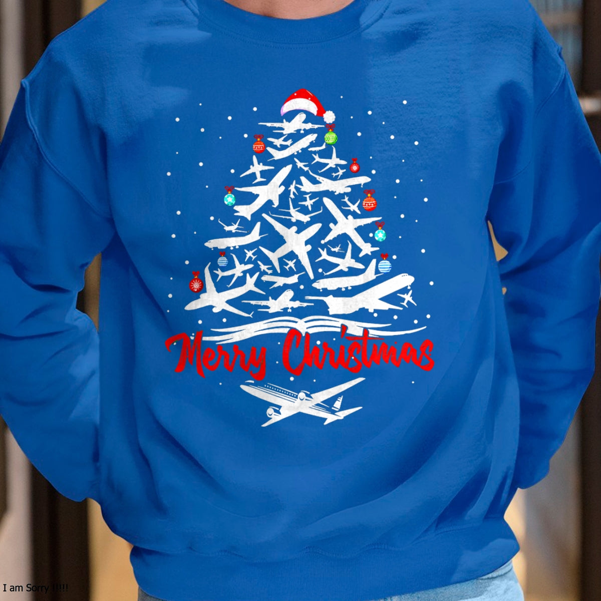 Airplane Christmas Tree tshirts T-Shirt - Christmas Unisex T-Shirt/Hoodie/Sweatshirt - NGHL00