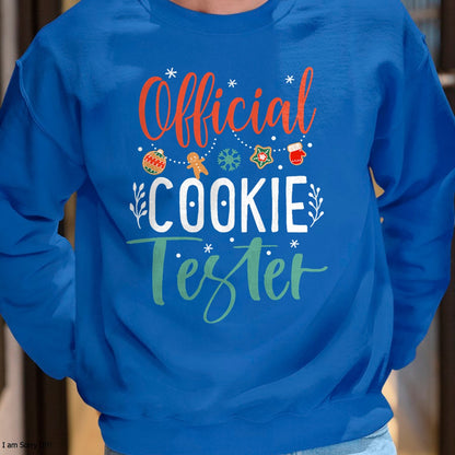 Official Cookie Tester Funny Christmas Couples Matching T-Shirt - Christmas Unisex T-Shirt/Hoodie/Sweatshirt - NGHL00