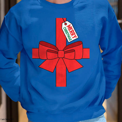 Funny DIY Christmas Present Costume T-Shirt - Christmas Unisex T-Shirt/Hoodie/Sweatshirt - NGHL00