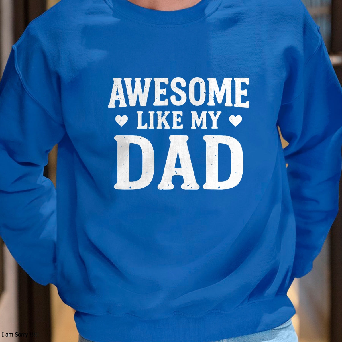 Awesome Like My Dad Shirt Kids Daughter Dad and Son Matching T-Shirt - Gift From Dad Unisex T-Shirt/Hoodie - NGHL00 (SKUT-2310EMAILDS-02)
