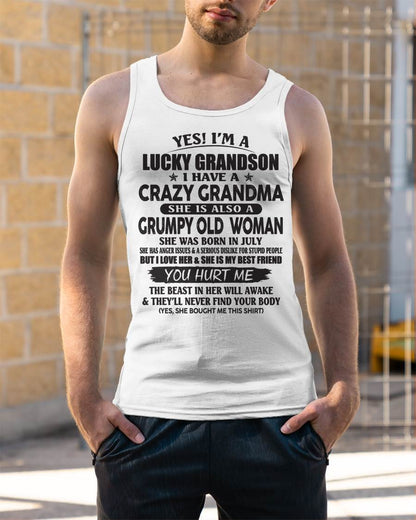 JULY - LUCKY GRANDSON OF CRAZY GRANDMA -  FROM GRANDMA - NGHL07 (SKU10-173-07)