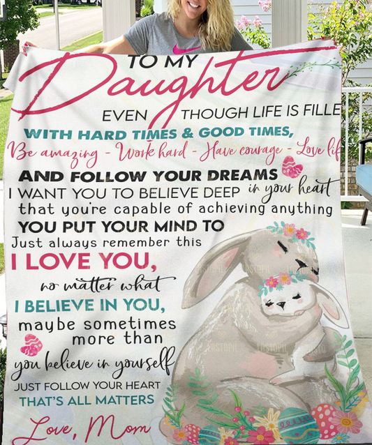 A Blanket Full of Love to Daughter – from Mom
