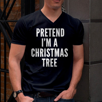 Funny Pretend Im A Christmas Tree Adult Christmas Costume T-Shirt - Christmas Unisex T-Shirt/Hoodie/Sweatshirt - NGHL00