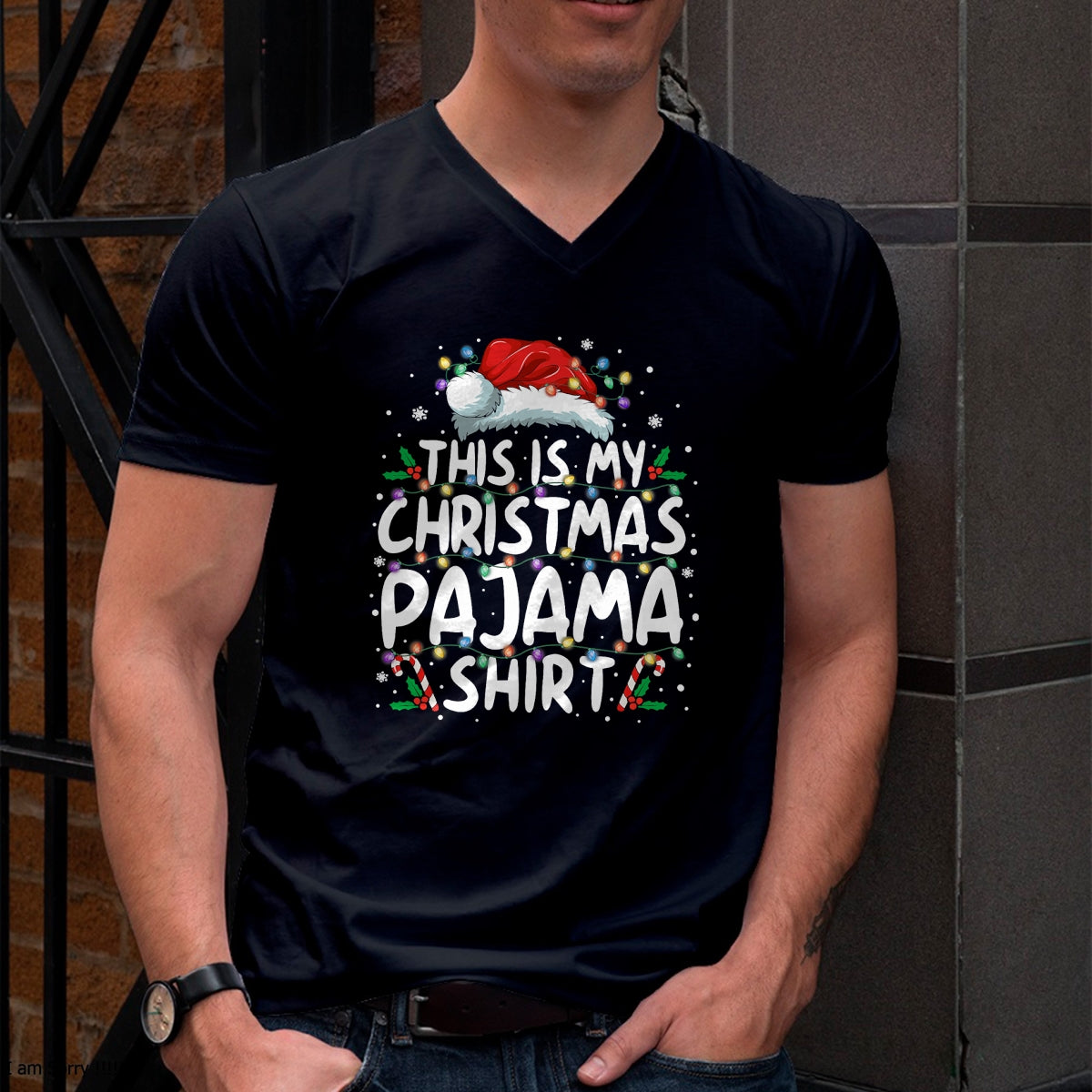This Is My Christmas Pajama Shirt Funny Xmas PJs Men Women T-Shirt - Christmas Unisex T-Shirt/Hoodie/Sweatshirt - NGHL00