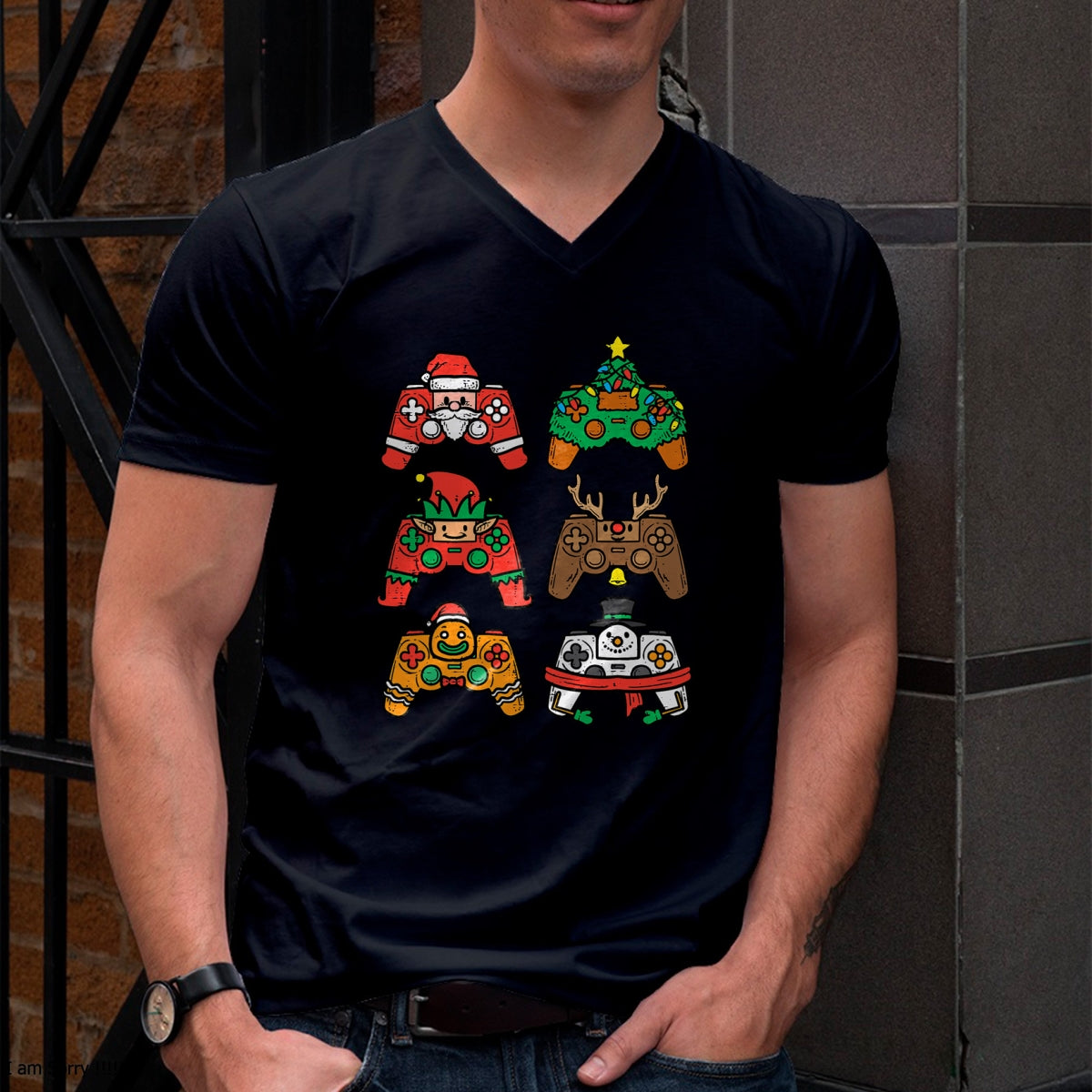 Christmas Gamer Controller Xmas Gaming T-Shirt - Christmas Unisex T-Shirt/Hoodie/Sweatshirt - NGHL00