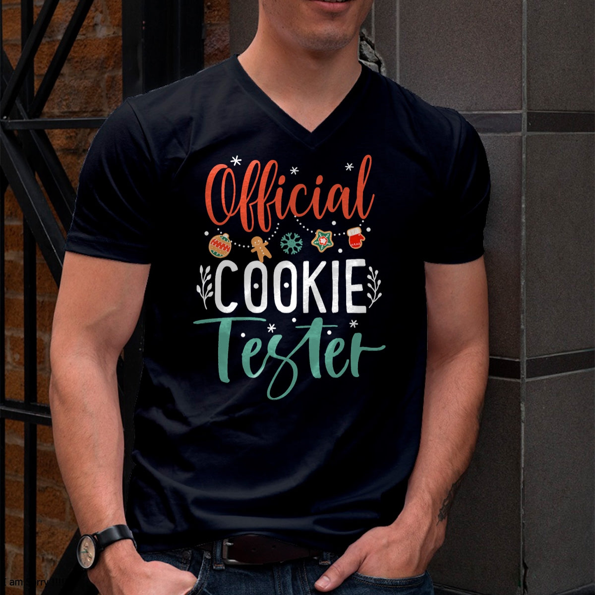 Official Cookie Tester Funny Christmas Couples Matching T-Shirt - Christmas Unisex T-Shirt/Hoodie/Sweatshirt - NGHL00