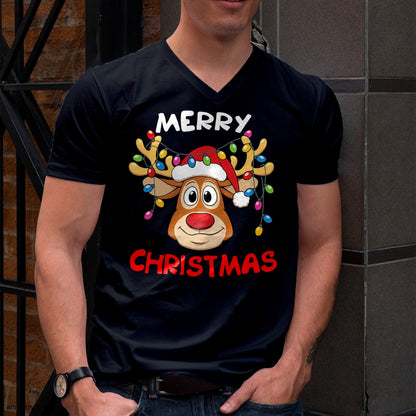 Merry Christmas Reindeer Xmas Family Men Women T-Shirt - Christmas Unisex T-Shirt/Hoodie/Sweatshirt - NGHL00