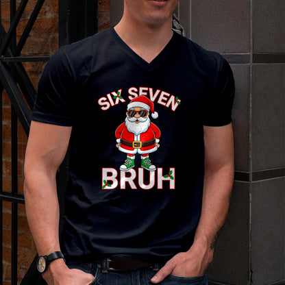 Funny 67 Six Seven Christmas Bruh Santa T-Shirt - Christmas Unisex T-Shirt/Hoodie/Sweatshirt - NGHL00