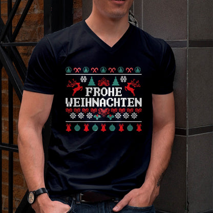 Frohe Weihnachten German Merry Christmas Holidays Germany T-Shirt - Christmas Unisex T-Shirt/Hoodie/Sweatshirt - NGHL00