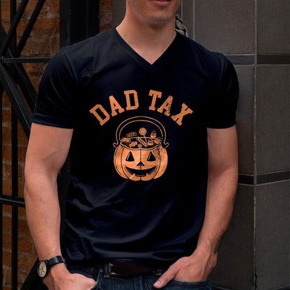 Dad Tax Halloween Trick Or Treat Candy Pumkin Dad Joke T-Shirt - Halloween Unisex T-Shirt/Hoodie - NGHL00