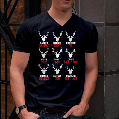 Funny Christmas Deer Hunters All of Santa's Reindeer design T-Shirt - Christmas Unisex T-Shirt/Hoodie/Sweatshirt - NGHL00