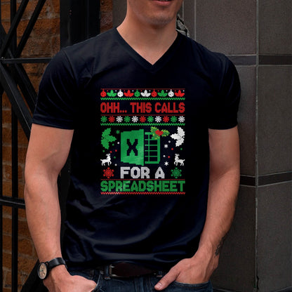 Oh this calls for a Spreadsheet Christmas sweater Excel Sweatshirt - Christmas Unisex T-Shirt/Hoodie/Sweatshirt - NGHL00