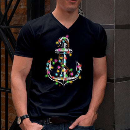 Christmas Lights Boating Sailing Cruise Boat Gifts T-Shirt - Christmas Unisex T-Shirt/Hoodie/Sweatshirt - NGHL00