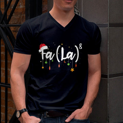 FA (LA)8 Funny Christmas Santa Fa La Math T-Shirt - Christmas Unisex T-Shirt/Hoodie/Sweatshirt - NGHL00