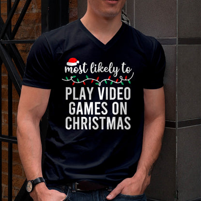Most Likely To Christmas Matching Family Pajamas Funny T-Shirt - Christmas Unisex T-Shirt/Hoodie/Sweatshirt - NGHL00