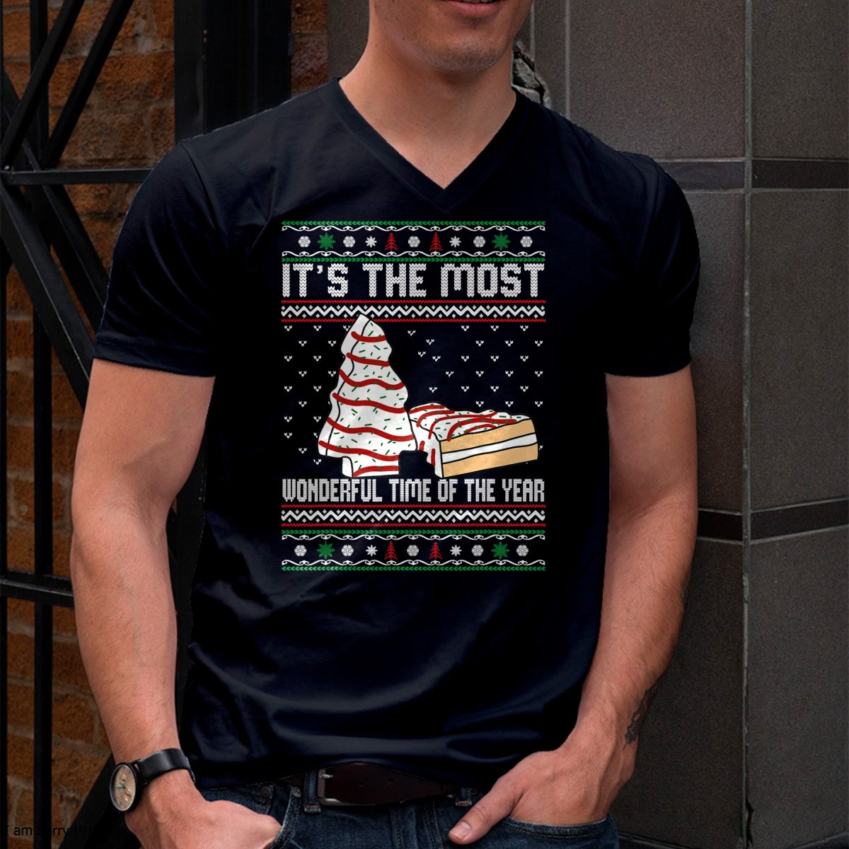 Its The Most Wonderful Time Of The Year Christmas tree cake T-Shirt - Christmas Unisex T-Shirt/Hoodie/Sweatshirt - NGHL00