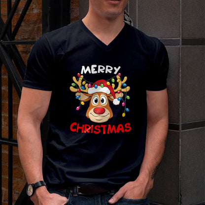 Merry Christmas Reindeer Xmas Family Men Women T-Shirt - Christmas Unisex T-Shirt/Hoodie/Sweatshirt - NGHL00
