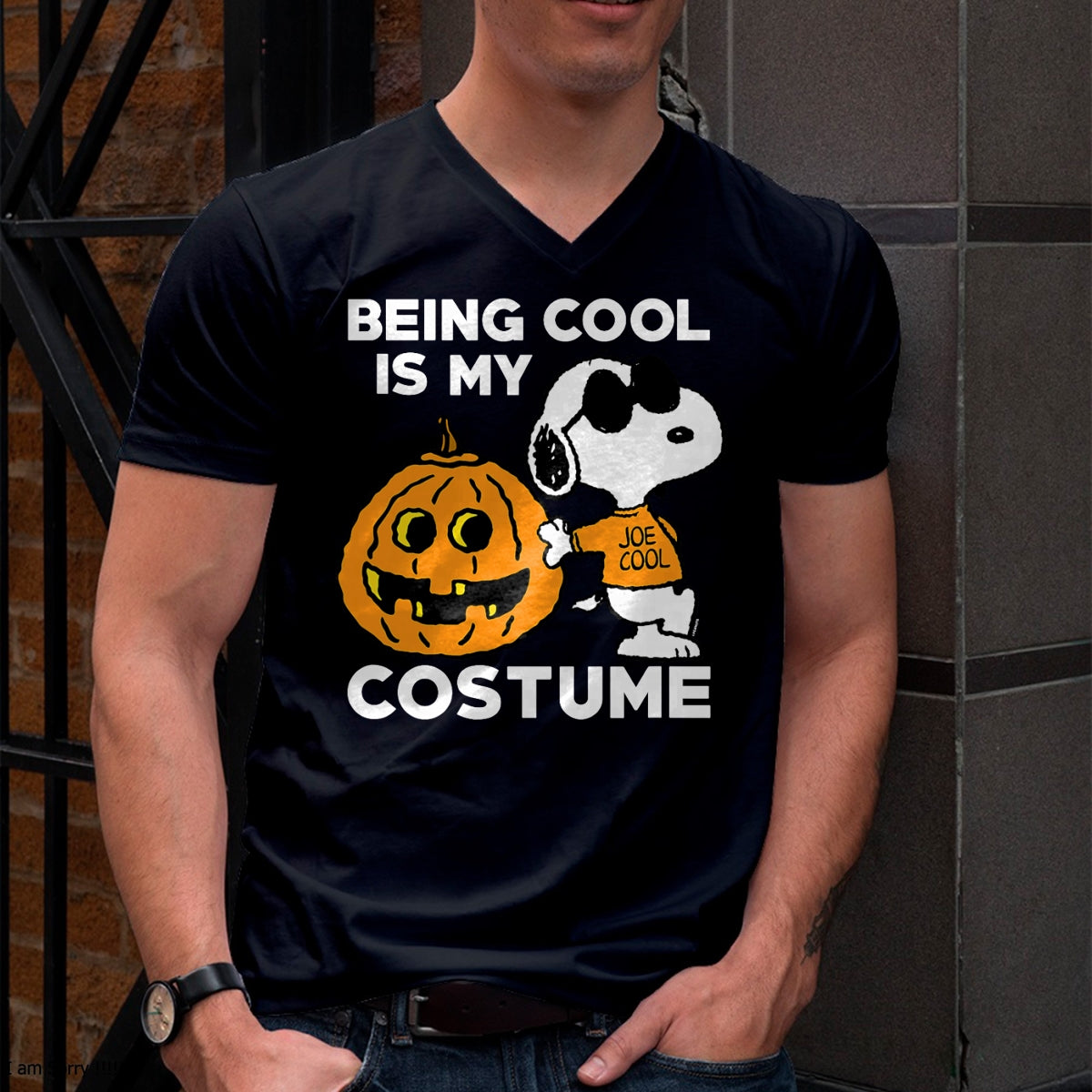 Peanuts Snoopy Cool Halloween Costume T-Shirt - Halloween Unisex T-Shirt/Hoodie - NGHL00