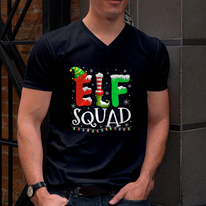 Elf Family Christmas Matching Pajamas Xmas Elf Squad T-Shirt - Christmas Unisex T-Shirt/Hoodie/Sweatshirt - NGHL00