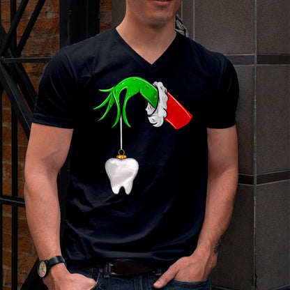 Christmas Tooth Dentist Dental Assistant Teeth Xmas Pajamas T-Shirt - Christmas Unisex T-Shirt/Hoodie/Sweatshirt - NGHL00