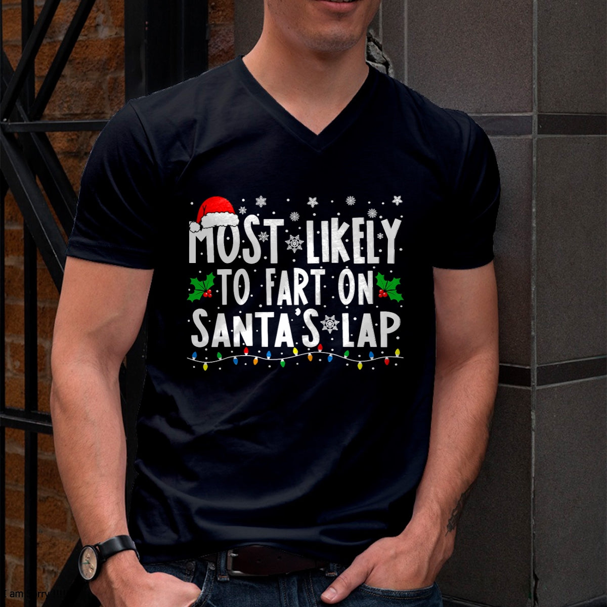 Most Likely to Fix Santa Sleigh Family Matching Christmas T-Shirt - Christmas Unisex T-Shirt/Hoodie/Sweatshirt - NGHL00