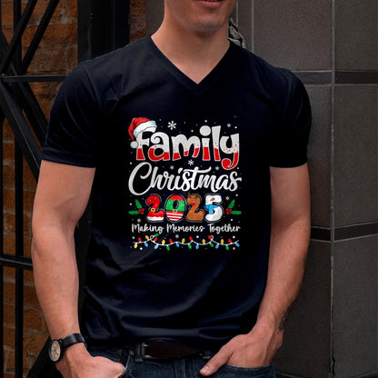 Family Christmas 2025 Matching Outfit Xmas Squad Santa T-Shirt - Christmas Unisex T-Shirt/Hoodie/Sweatshirt - NGHL00