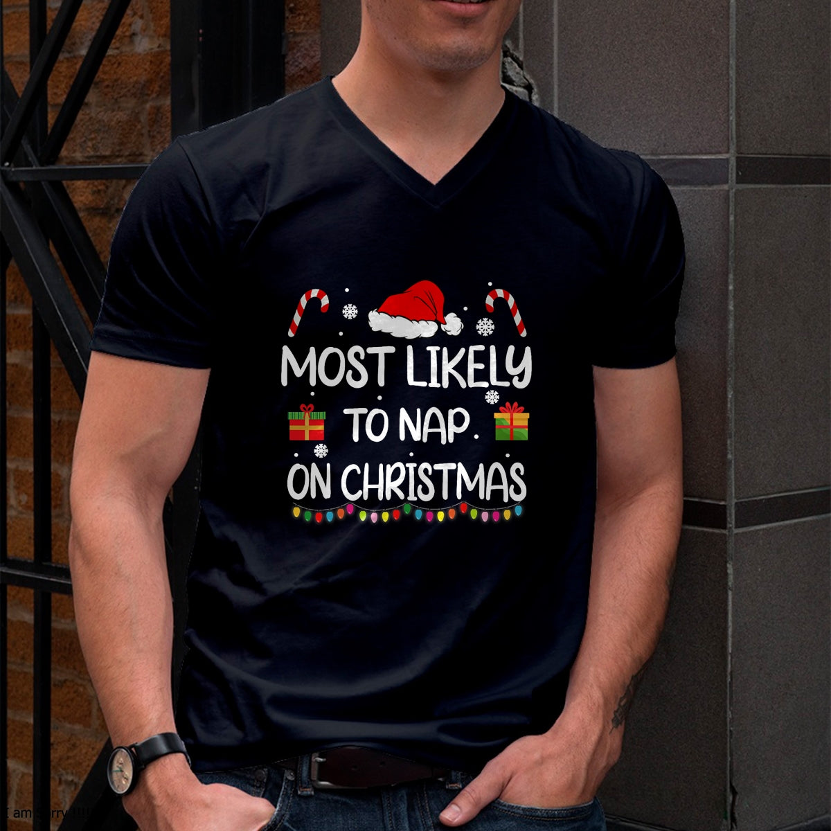 Most Likely To Nap On Christmas family funny matching T-Shirt - Christmas Unisex T-Shirt/Hoodie/Sweatshirt - NGHL00